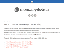 Tablet Screenshot of muenzangebote.de